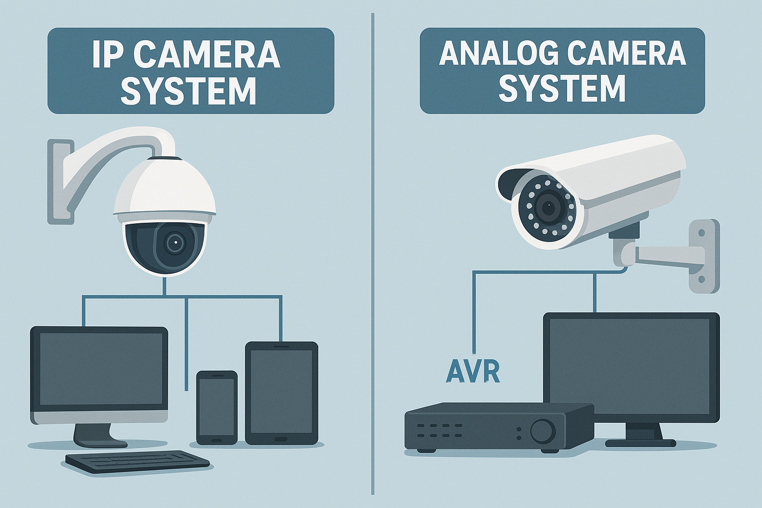 IP vs Analog Security Cameras in Charleston, Huntington, Hurricane WV